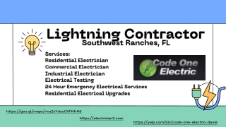 Lighting Contractor Southwest Ranches, FL
