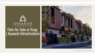 Flats for Sale in Vizag |  Ayaansh Infrastructure