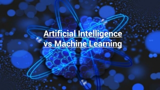 Artificial Intelligence vs Machine Learning