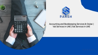 Accounting and Bookkeeping Service in Dubai | Vat Services in Dubai