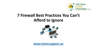 7 Firewall Best Practices You Can’t Afford to Ignore