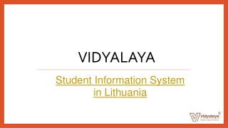 Student Information System in Lithuania