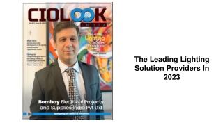 The Leading Lighting Solution Providers In 2023