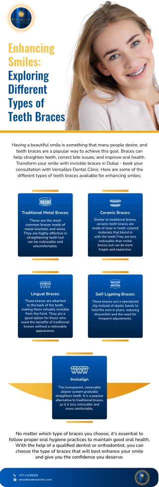 Enhancing Smiles: Exploring Different Types of Teeth Braces