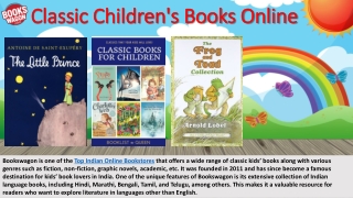 Buy Best Selling Classic Kids Books Online in India