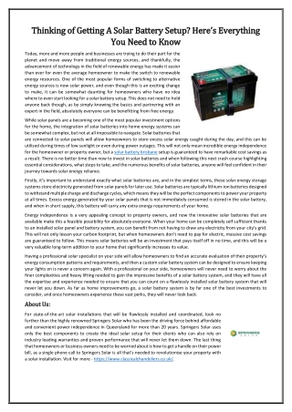 Thinking of Getting A Solar Battery Setup Here’s Everything You Need to Know.docx