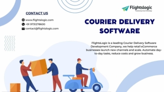 Courier Delivery Software -FlightsLogic