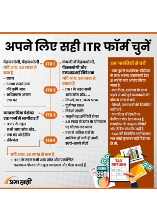 Pick the right ITR form for you