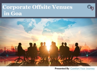 Corporate Offsite Venues in Goa