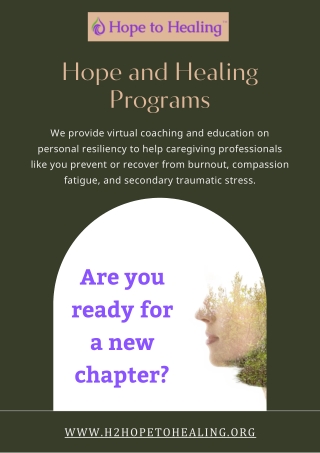 Hope and Healing Programs: Challenges and Solutions