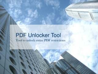 Unlock PDF files