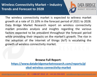 Wireless Connectivity Market