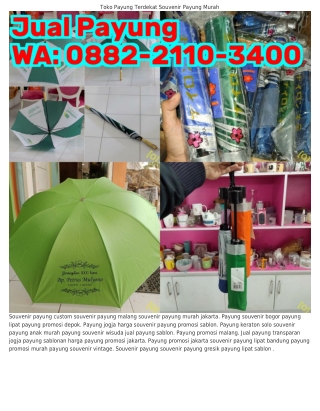 ౦88ᒿ-ᒿ11౦-ᣮㄐ౦౦ (WA) Payung Souvenir Original Payung Promosi Murah