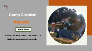 Camping in Kanatal | Camp Carnival