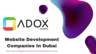 Website Development Companies In Dubai