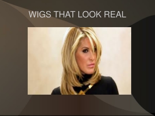 wigs that look real