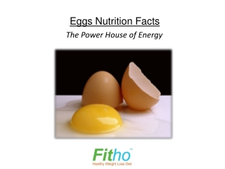Eggs Nutrition Facts - The Power House of Energy