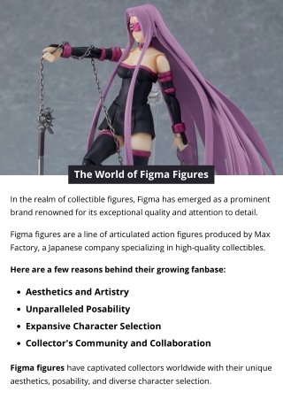 The World of Figma Figures