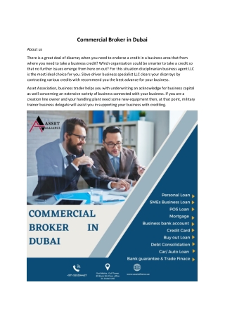 Commercial Broker in Dubai