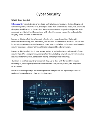 Cyber Security Specialist|Information Security Specialist - 2023