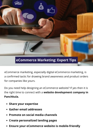 eCommerce Marketing: Expert Tips