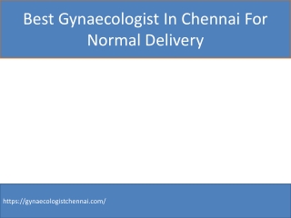 Female Urogynecologist In Chennai