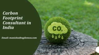 Carbon Footprint Advisory Services in India