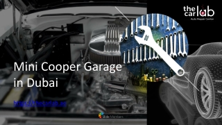 Mini Cooper Garage in Dubai - Thecarlab.ae