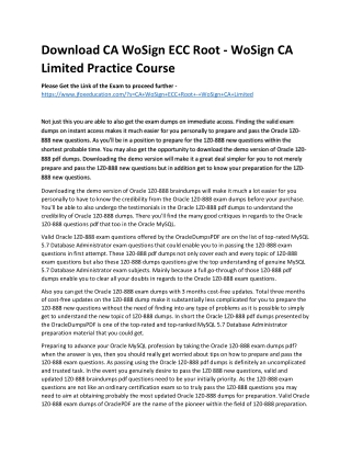 Download CA WoSign ECC Root - WoSign CA Limited Practice Course