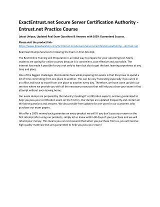 ExactEntrust.net Secure Server Certification Authority - Entrust.net Practice Co