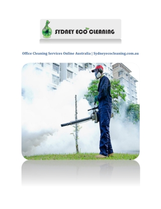 Office Cleaning Services Online Australia | Sydneyecocleaning.com.au