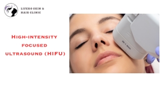 High-intensity focused ultrasound (HIFU) treatment