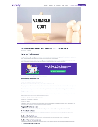 What Is a Variable Cost How Do You Calculate It