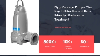 Flygt Sewage Pumps The Key to Effective and Eco-Friendly Wastewater Treatment