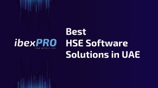 Best HSE Software Solutions in UAE