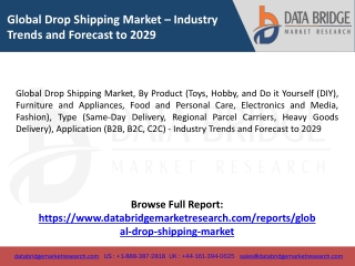 Global Drop Shipping Market