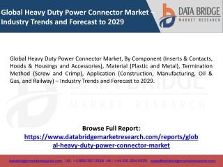 Global Heavy Duty Power Connector Market