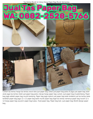 Ö88ᒿ-ᒿ5ᒿ8-5ᜪᏮᏮ (WA) Tempat Jual Paper Bag Jambi Tas Kertas Warna Warni