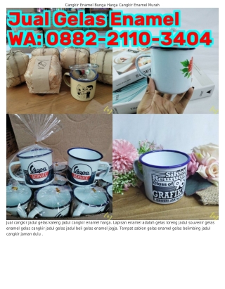 O882•2llO•౩ㄐOㄐ (WA) Tempat Jual Gelas Enamel Jual Gelas Enamel Jakarta