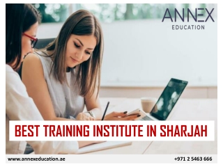 BEST TRAINING INSTITUTE IN SHARJAH