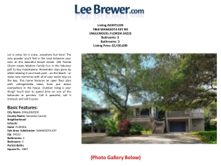 Lee Brewer Manatee County Real Estate Sarasota Foreclosure