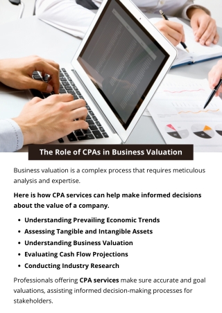 The Role of CPAs in Business Valuation