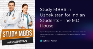 Study MBBS in Uzbekistan for Indian Students