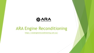 Engine Reconditioning | Araenginereconditioning.com.au