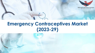 Emergency Contraceptives Market Size, Growth and Research Report 2029.