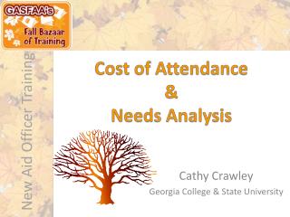 Cost of Attendance & Needs Analysis