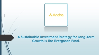 A Sustainable Investment Strategy for Long-Term Growth is The Evergreen Fund