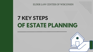 7 Key steps of estate planning