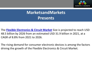 Challenges and Constraints in the Flexible Electronics & Circuit Market