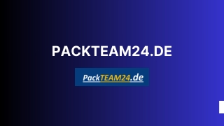 Container Verpackung Hamburg | Packteam24.de